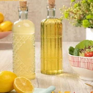 بطری آب لیمو خوری درب چوب پنبه ای لیمون 188800